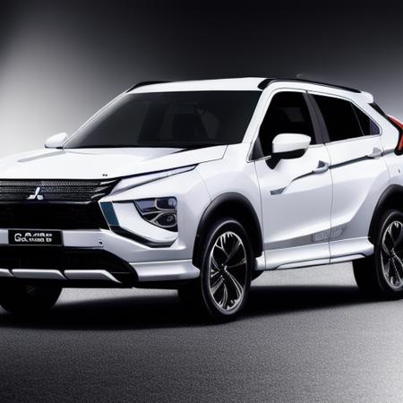 8k_wallpaper,photo,realistic,real,best quality,highly detailed,masterpiece,ultra-detailed,illustration,wallpaper,incredibly_absurdres,extremely detailed,1908, white suv rush through the night city, Mitsubishi Eclipse Cross, msecross,  <lora:msecross:1>