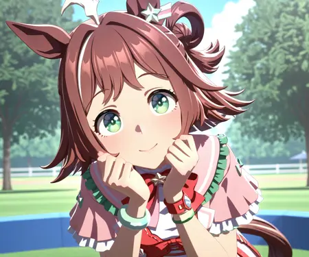 Rhein Kraft (Umamusume) in game syle 3D ILL-v2