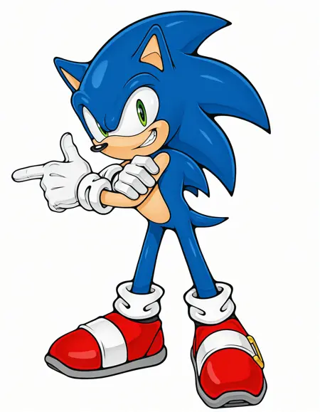 [Sega Sonic Team (Yuji Uekawa)] (style) Sonic Adventure and Battle Concept Art Style Illustrious