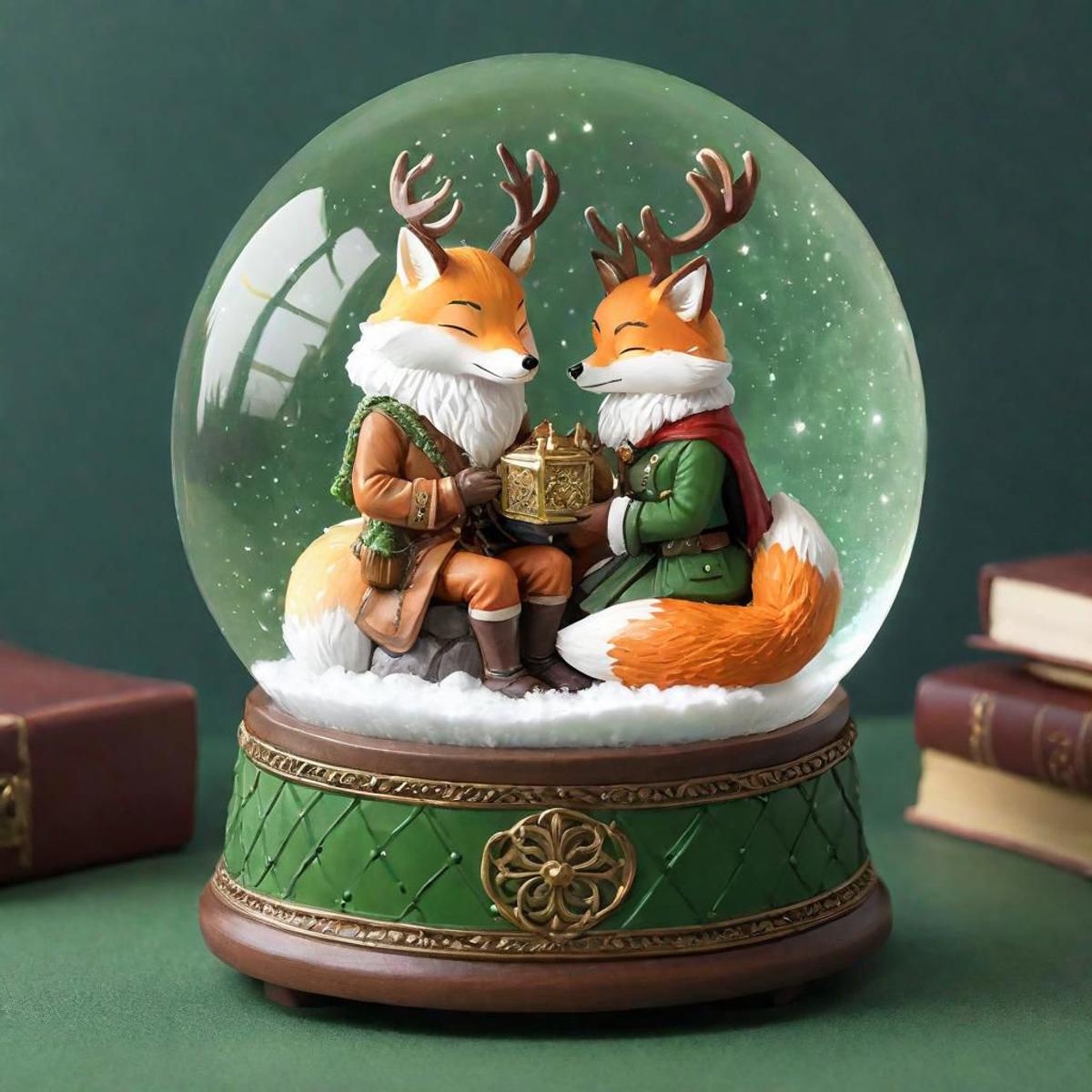 Snow Globes for SDXL image by deadlock