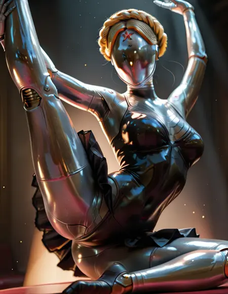 Robot Ballerine Twins from Atomic Heart