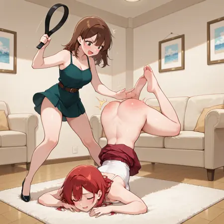 Butt up Belt Spanking | IL | BDSM | Spanking