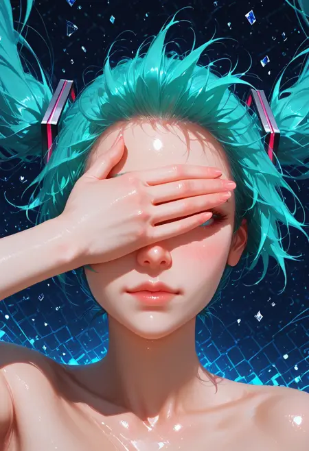 Covering eyes