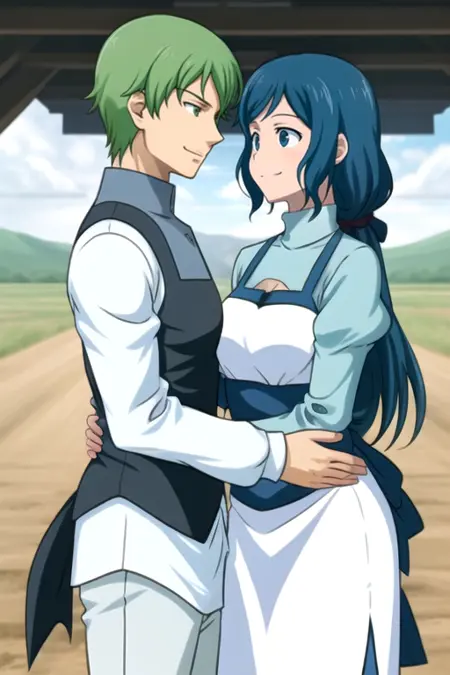 Ribbons Almark x Rinko Iori (Gundam)