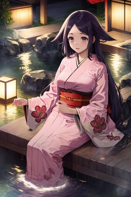 1girl oharu pink kimono