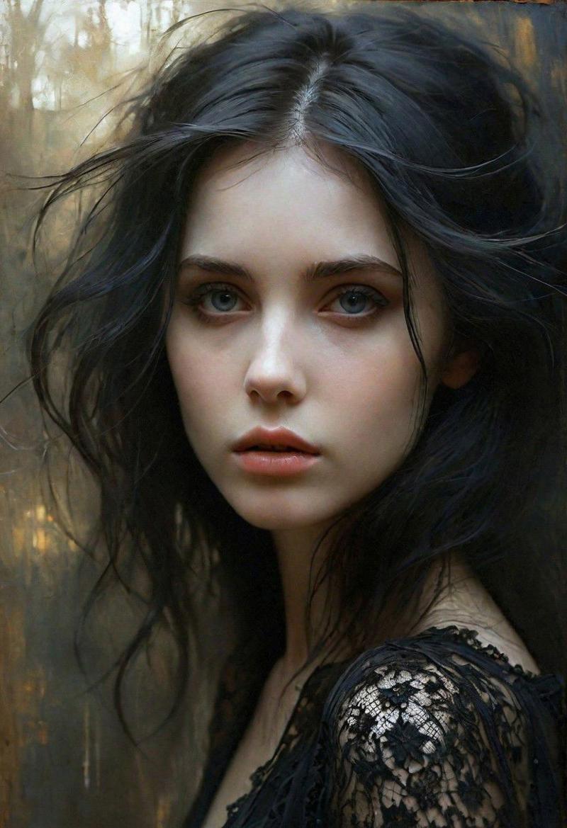 By Casey Baugh/ Gothic Girl | Civitai