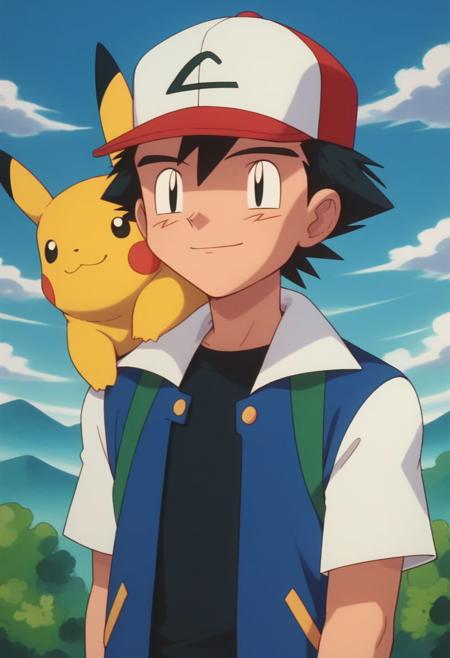 Ash Ketchum / Satoshi - Kanto version - Pony + Illustrious v2.0