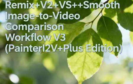 Remix+V2+VS++Smooth Image-to-Video Comparison Workflow V3 (PainterI2V+Plus Edition)