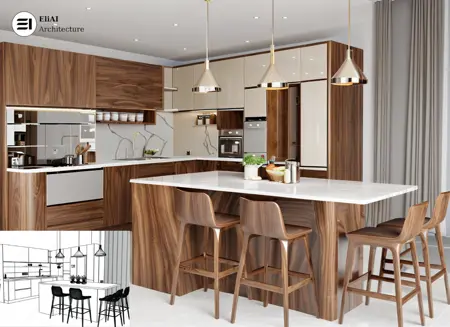 EliAI Neoclassic Wood Interior