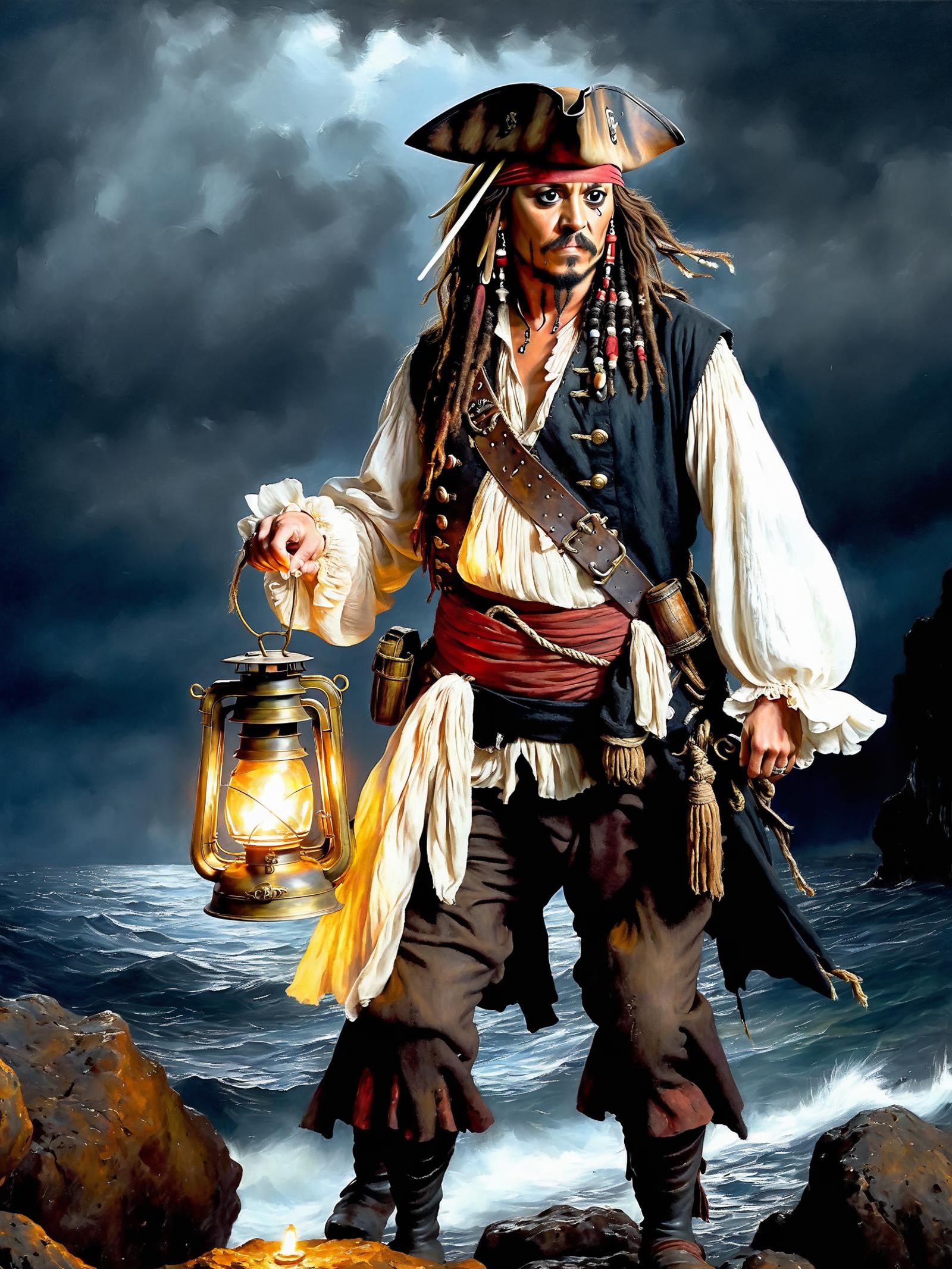 Jack Sparrow - Realistic + Anime - LoRA + Guide image by DaisyValruna