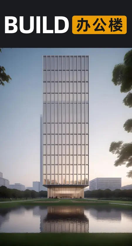 SDXL建筑办公楼，ZSofficeV1.0