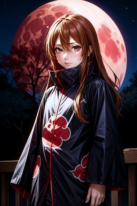 (masterpiece, best quality), <lora:aisaka taiga-lora-Faxtron:0.8> aisaka taiga, long hair, brown hair, hair between eyes, brown eyes,  <lora:akatsuki-outfit:0.8> akatsuki outfit, night sky, red moon,
<lora:add_detail:0.8>,