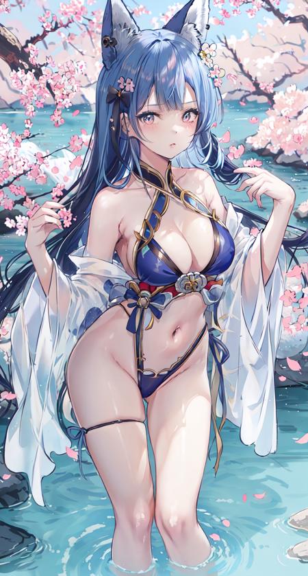   swimsuit,bare_shoulders,revealing_clothes elf