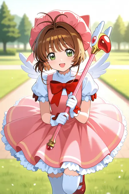 kinomoto sakura (cardcaptor sakura) | Illustrious / Pony XL