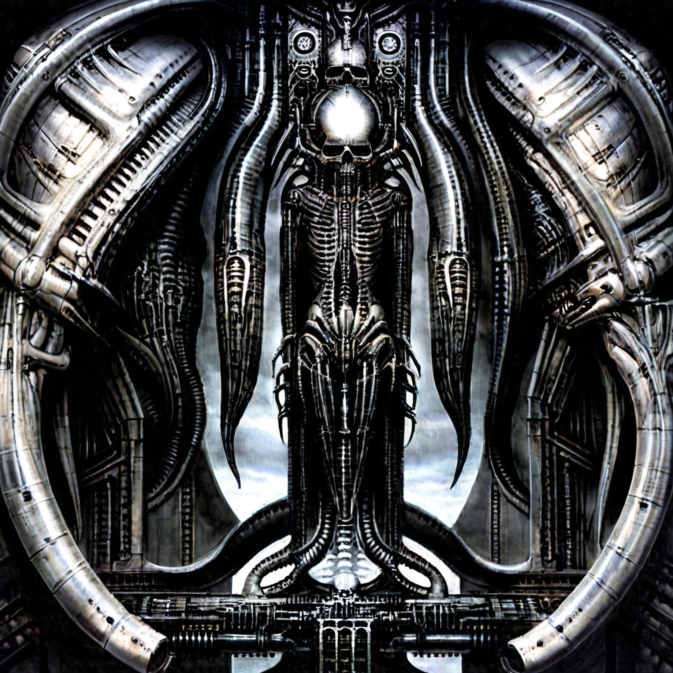 H. R. Giger SDXL 1.0 art style lora image by Crazysloth