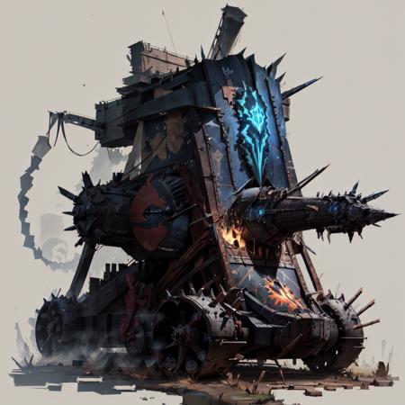 concept art   <lora:siegeengine:.85>, siegeengine, dread