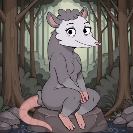 Opossum Mother (Housebroken)