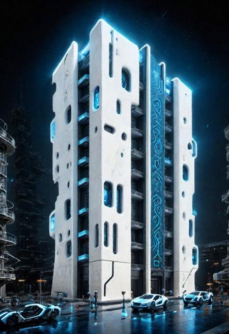 (future civilization, future street, future buildings, future vehicle:1.6), (white and blue glowing, tron:1.5),
(lots modern design housing on the spacecraft, masterpiece:1.5), 
(large file, super realistic, 4k, 8K, 16k, FHD, HD, VFX , perfect, photograpy, construction sales photograpy, Interior design, super high resolution, cinematic photography:1.2),   
(extra long shot, wide-angle lens, POV, DOF:1.1), 
(creeping fogs, dust shining in the light:1.4),
(amazing, mystery, Spectacular, Luxurious, elegance, perfect design, harmonious color:1.1),
fashion design, Modern, Modernism, mystery, Spectacular, Luxurious, elegance, perfect design,
(industrial|mechanical|gritty|metallic|sci-fi|future|Organicism_style),
[Metal|Leather|Flash|Neon|Glass|Screen|carpaint_Detailed Texture: 0.7]
[[urban landscape:**|nature landscape:**:|changeable cloud:**]:0.75],
[skyscraper:**|building:**|viaduct:**|future city:**|MRT:**|park:**|neon sign:**_urban landscape::0.85],
(blurred background:1.4),
[(background, more_details:0.3), (more_details:0.6), (more_details:0.8),
(more_details:1.2):0.65],
ng_deepnegative_v1_75t, JuggernautNegative, epiCNegative, OverallDetail, extremely detailed, vertical, void, great lighting, shadowrun_character, shadowrun_dungeon, shadowrun_surface, shadowrun_dungeon_party, shadowrun_party, cyberpunk, netrunner, enforcer, shaman, oni, courier, neo-aztec, high-tech lowlife, masculine, feminine