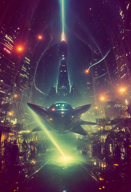 ()Hyoer Realistic:2.0)Polaroid picture 
an image of 
Atlantis, a vibrant underwater city teeming with life, illuminated by glowing bioluminescent plants. Futuristic submarines dock at the city's central hub, surrounded by towering structures and bustling streets. Inhabitants in advanced diving suits move about, interacting with each other and the city's advanced technology. The atmosphere is one of wonder and discovery, with schools of exotic fish swimming through the city's transparent domes.
BREAK
()Hyoer Realistic:2.0)Polaroid picture an image of Ultra-realistic New York City under Wakandan rule: ((The towering skyscrapers now adorned with intricate African patterns and gleaming vibranium accents)). The streets are bustling with people in traditional Wakandan attire, while advanced technology seamlessly integrates into everyday life. The Statue of Liberty stands proudly, its torch replaced by a glowing heart-shaped herb symbol. ((In the distance, sleek Wakandan aircraft patrol the skies as citizens from both worlds coexist in harmony.))