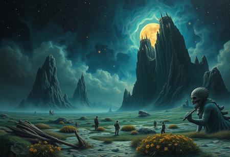 zdzisław beksiński inspired art