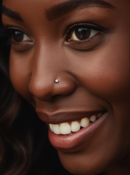 NosePiercing [Face Piercings] - Flux Nose Pin Right v1.0
