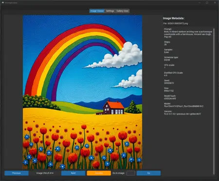 Promptvision - view all your generations in one place! Local image viewer!