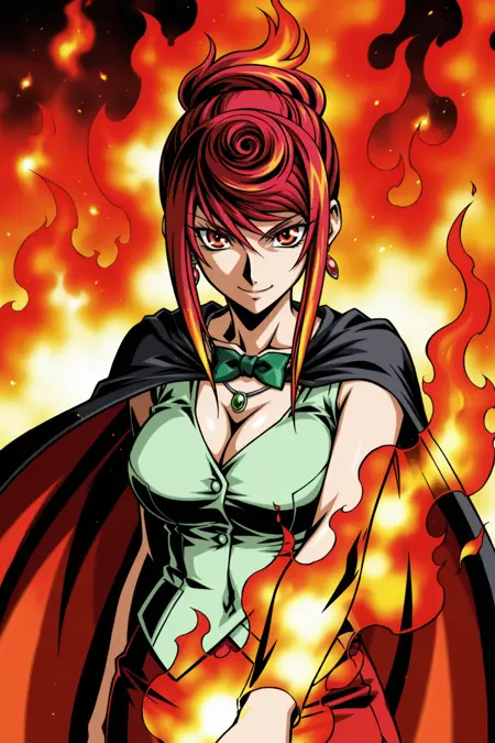 [YUGIOH] [Yu-Gi-Oh!] [Duel Card Character] [Ms. Volcano (Mr. Volcano)] [ミスターボルケーノ] [Illustrious] [IL]