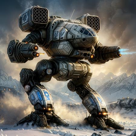 The MechWarrior | SDXL | LoRA | "Mech" Concept MechWarrior Concept v1.0