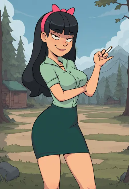 Jessica, (Camp Pinewood, The Simpsons), LoRA, IllustriousXL