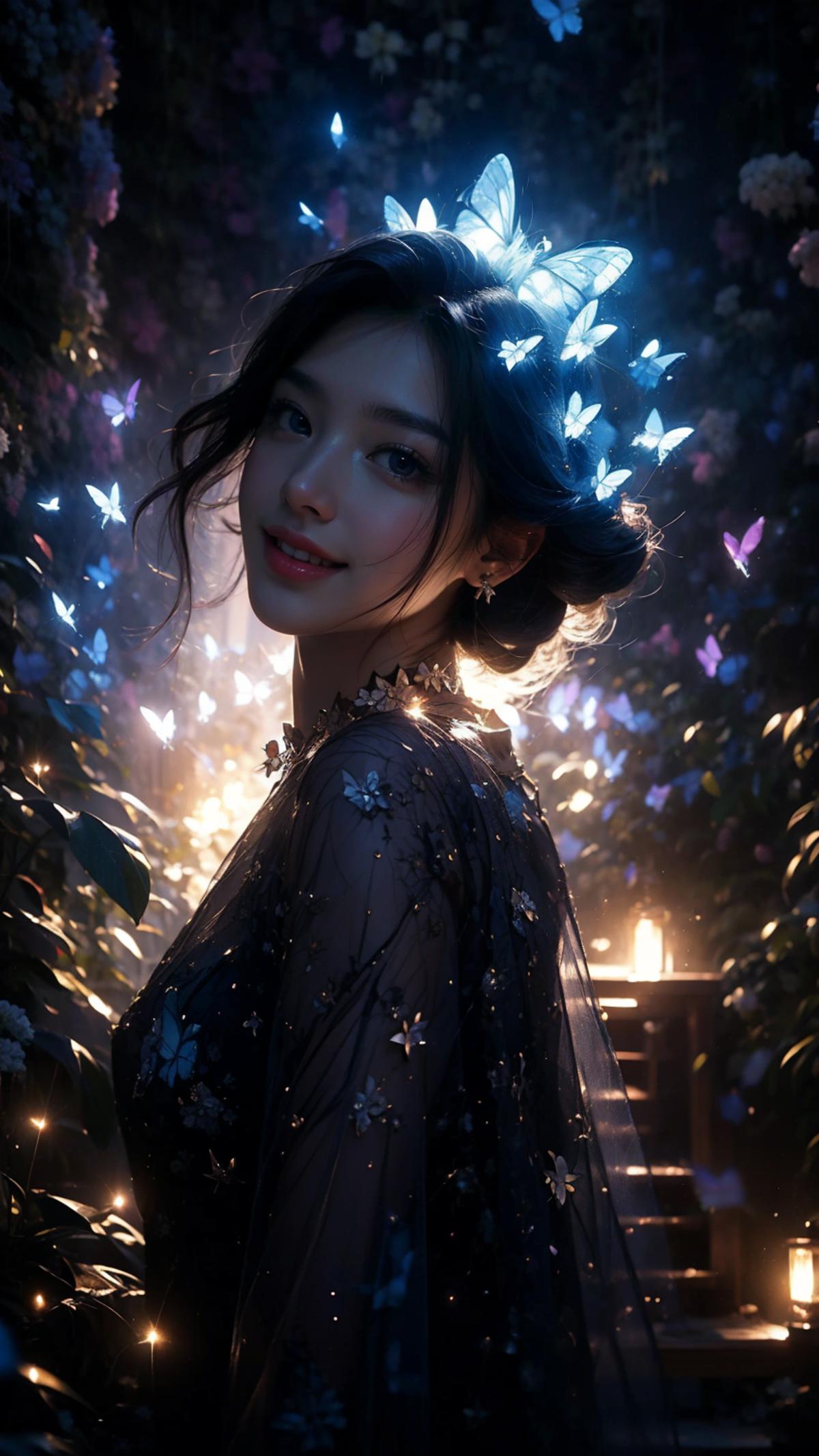 绪儿-夜蝶Night butterfly image by tonyhs