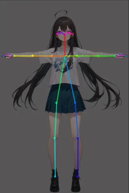 [OpenPose] T pose