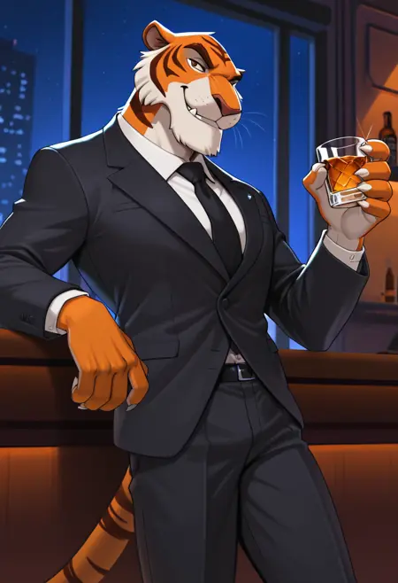 Anthro Furry Lora: Shere Khan (Talespin)