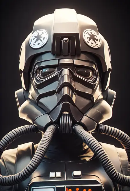 Masked characters from Star Wars- AutismMix [COLLECTION] - TIE Pilot