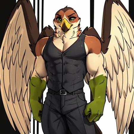 Birk Blackbeak (from tale of tails by Feretta) -ill and Pony