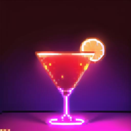 Pixel Neon Art image by SYK006