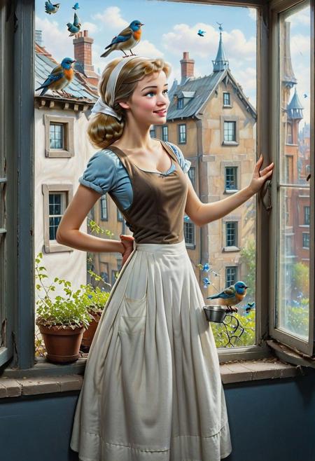 Disney Princesses SDXL (test purpose) Cinderella-Aurora-epoch 3