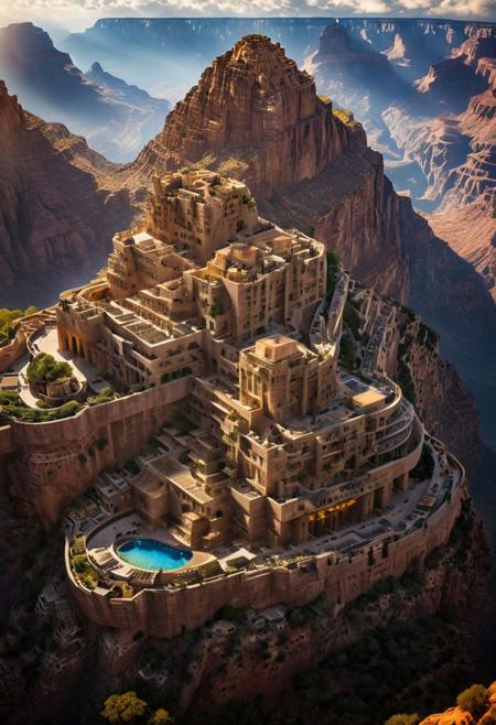 (The colonial city of the future, in the mist-filled Grand Canyon, on an unknown Earth-like planet, 2 moon on sky, Spaceship flight connects colonies, waterfulls:1.3), (Machu Picchu, a mountain settlement, incredibly spectacular:1.2), (Mario Botta:1.3), (avant-garde, future, reality, science fiction, photorealistic), (modern architecture:1.2), 
(Large Files, Ultra Realistic, 8K, 16k, FHD, HD, VFX, Perfect, Photography, composition, Architecture Sales Photography, Architecture Competition, Ultra High Resolution, Cinematography, High Resolution Image:1.1), (dramatic lighting, direct sunlight, ray tracing, clear shadow:1.2),  (real landscape:1.1), (blurred background:1.0), (urban background, more_details) ,
ac_neg1, great lighting, clear, hillscastel, extrusionbuilding, vertical