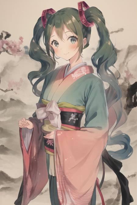 水墨-style 基于水墨画炼制的db差异化提取大lora lora-ink wash painting