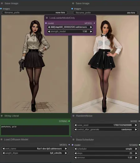 Lomparison Lora (FLUX.1 ComfyUI Workflows)