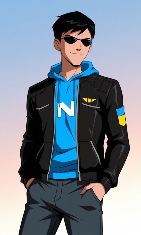 Robin (Grayson) grayson  - young justice