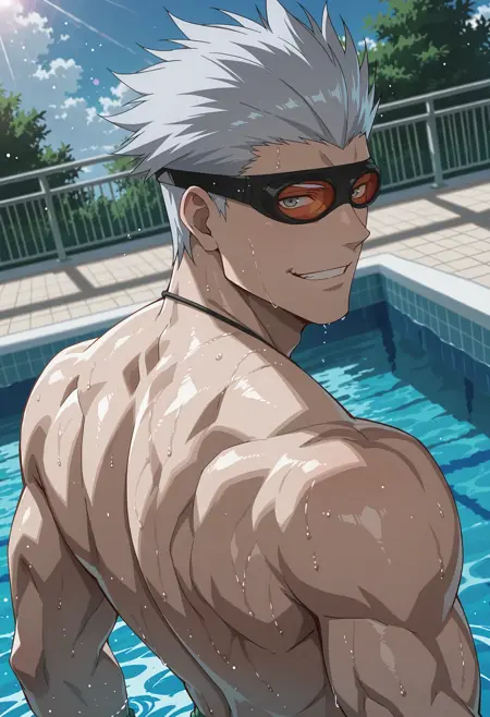 White Hair Contractor | Darker than Black