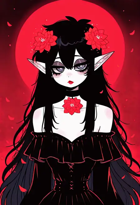 Rose Bliss: Black Rose's Revenge (Citron OC) [Illustrious]