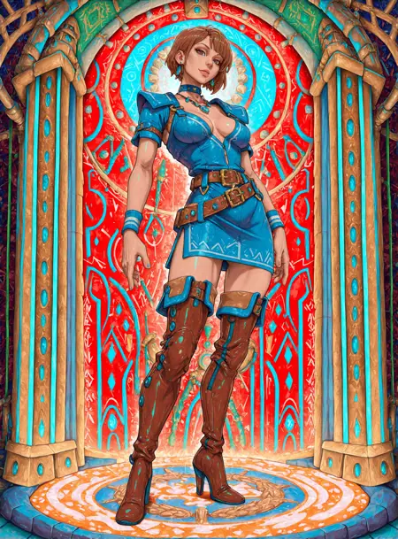 [Studio Clover] God Hand Olivia Character Illustrious