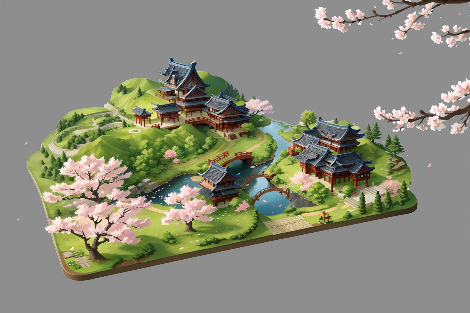 游戏沙盘（Game scenes） image by MysteriousEasternpower