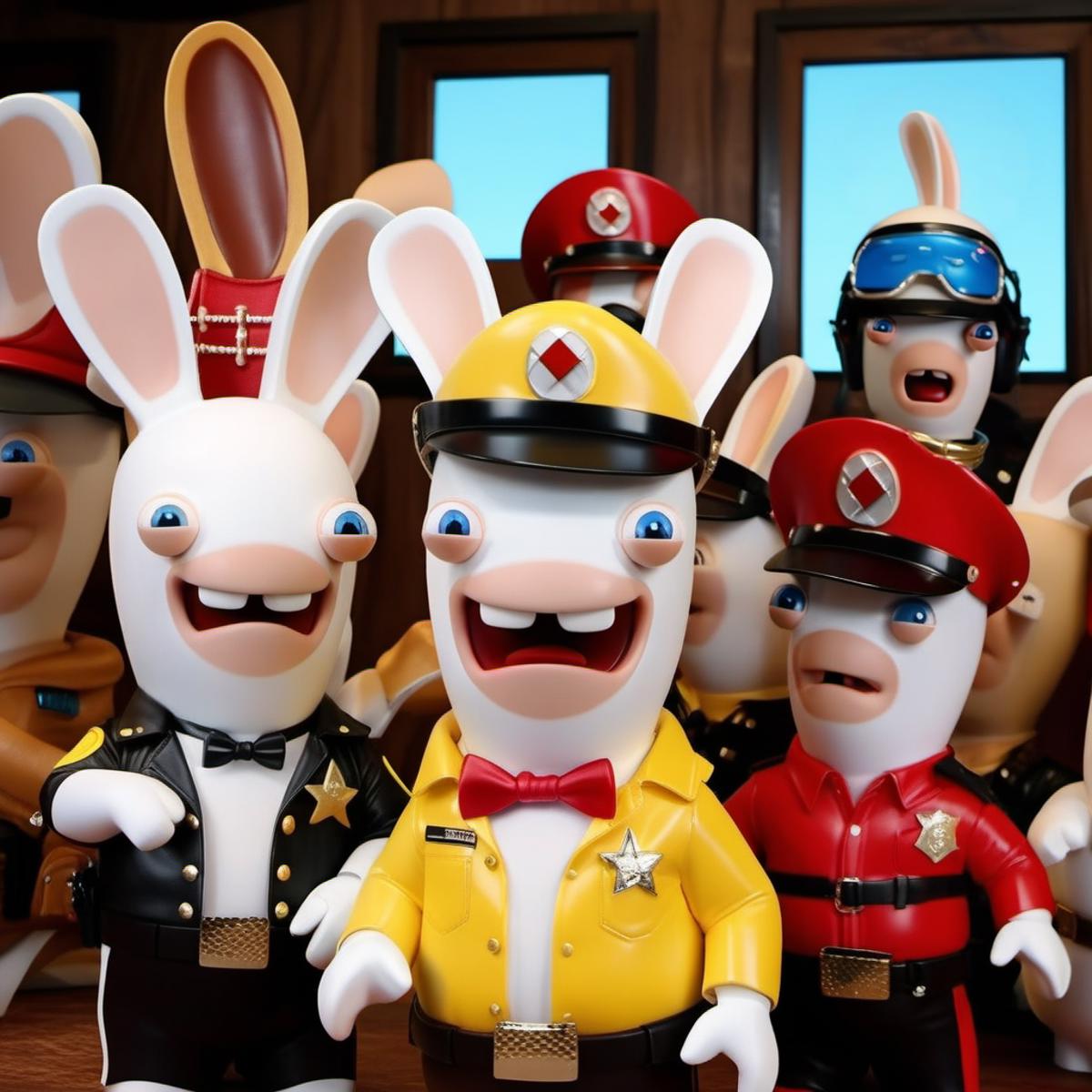 Rabbids / Raving Rabbids / Lapins Crétins - SDXL image by PhotobAIt