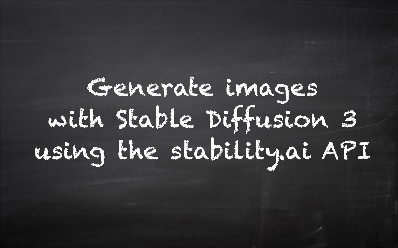 Generate images with Stable Diffusion 3 using the stability.ai API in comfyUI