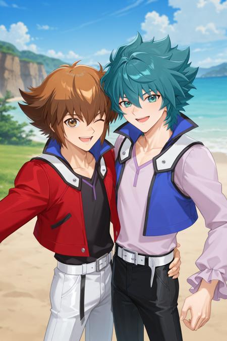 Jesse Anderson / Johann Andersen & Judai Yuki / Jaden Yuki - Yu-Gi-Oh! GX - (Illustrious) [Commission] V1
