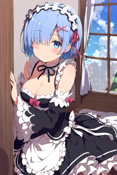 [XL] 荻pote 《Castle Town Dandelion》/《城下町的蒲公英》 rem(蕾姆)、kousaka honoka(高坂穗乃果) - Artist Style