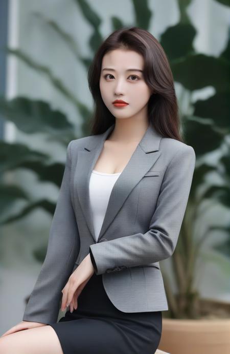 breathtaking, (masterpiece,best quality,ultra high res:1.1),(photo-realistic:1.1),looking at viewer,
character portrait,20yo,chinese actress,
1girl,<lora:zhouhaimei_XL_0_:1.3>,zhouhaimei,(Classic_black_blazer:1.4),(Pencil_skirt:1.3),(Pointed-toe_pumps:1.2),, award-winning, professional, highly detailed