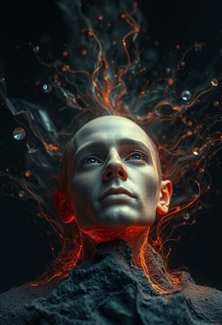 a thought-provoking fine art photo caught before it disappears forever, Conceptual, abstract, creative, unique, 8k uhd, ultra-sharp focus, highly detailed, internationally-acclaimed photograph